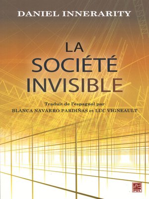 cover image of La société invisible